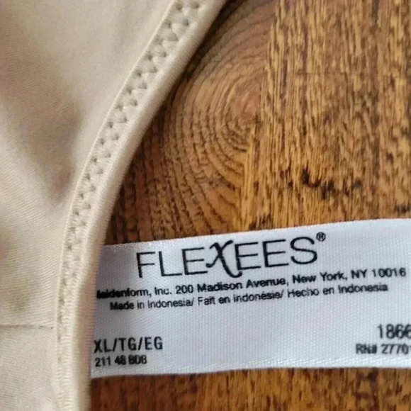 Hanes and Maidenform Flexible Undergarment Body Shapers 38C & XL Beige - Picture 6 of 7